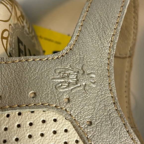 FLY LONDON Sz 38 Yuta Lace Up Leather Sandals Wedge Style Heel NEW WITH TAG - Picture 11 of 13